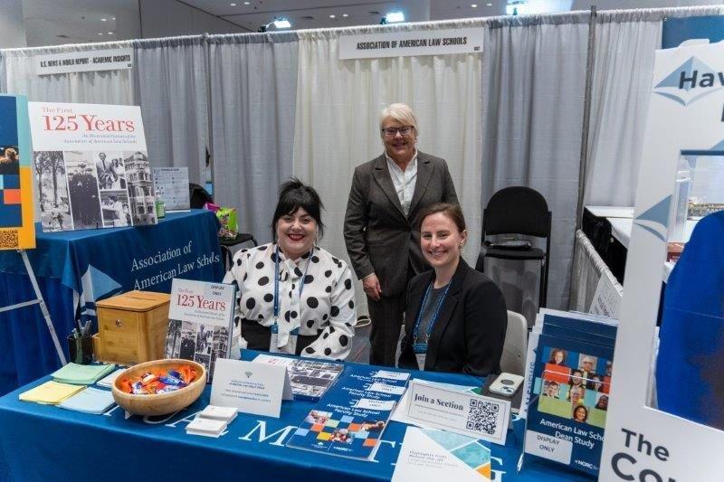 AALS Staff at the AALS Booth in the Exhibit Hall