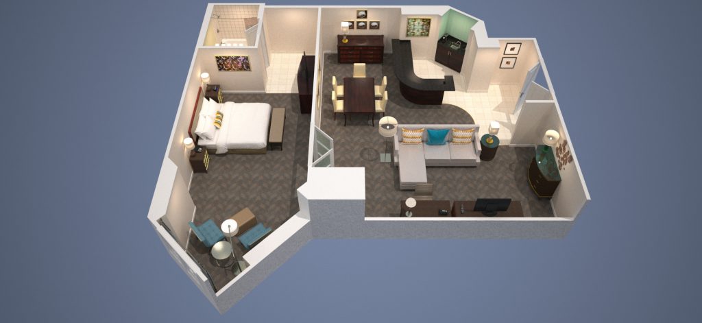Marriott Wardman Park Center Tower Executive Suite Diagram