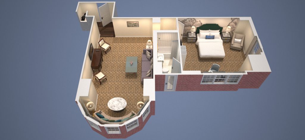Marriott Wardman Park Wardman Tower Executive 21 Series Suite Diagram