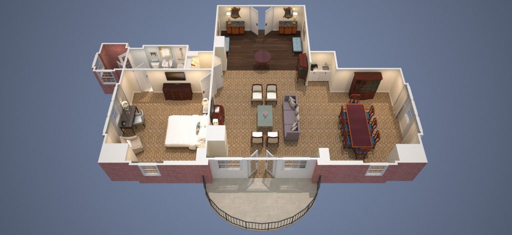 Marriott Wardman Park Wardman Tower 1360 Suite Diagram